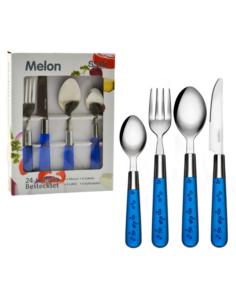 Sztućce 24 elementy Melon 912071