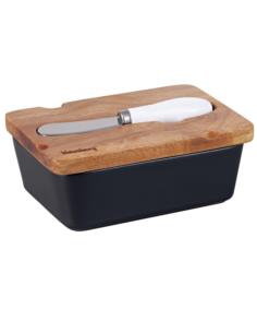 Maselniczka ceramiczna z nożem Klausberg KB-7784 czarna