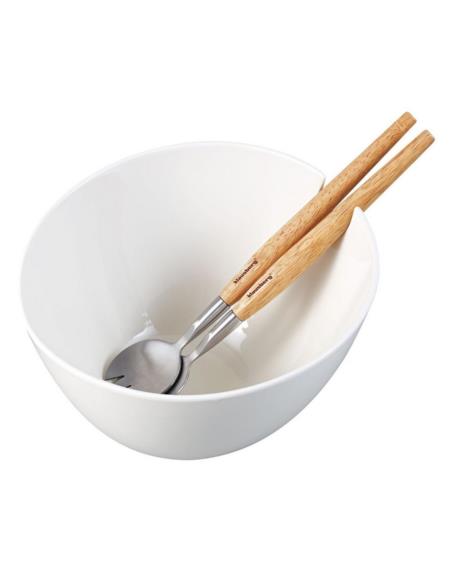Miska ceramiczna 23,5cm do sałatek +sztućce Klausberg KB-7787