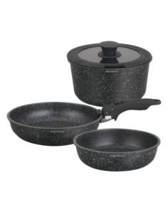 Garnki  5 elementów granit Klausberg KB-7858