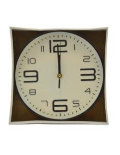 Zegar plastikowy 23cm czarny MRY1829