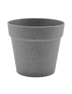 Doniczka plastikowa granitowa 25x27cm MRY5846
