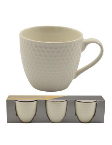 Kubki 3 sztuki 220ml ceramiczne MRY3966