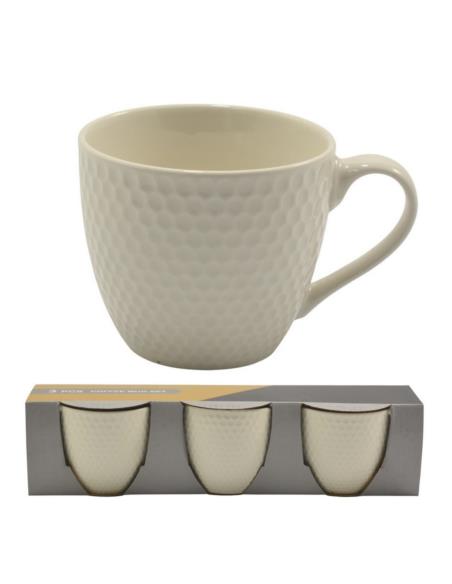 Kubki 3 sztuki 220ml ceramiczne MRY3966