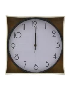 Zegar plastikowy 28cm czarny MRY1831