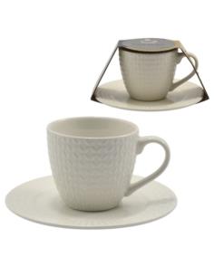 Filiżanka + spodek 200ml biała MRY3960
