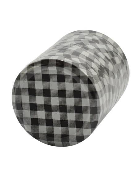 Zakrętki 10szt fi 66 4z kratka czarna