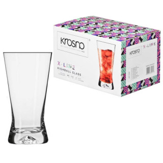 Szklanki 300/360ml 6szt do drinków Krosno X-Line