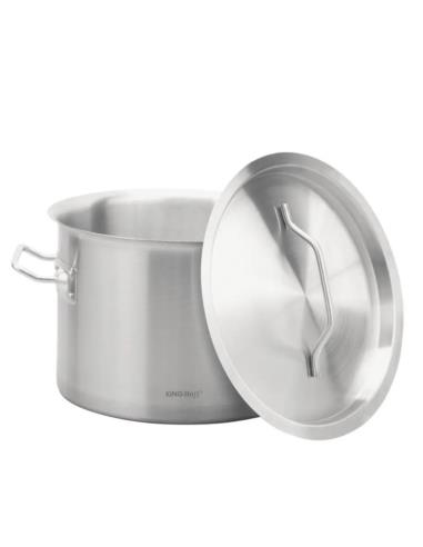 Garnek 25cm 9L z pokrywką KingHoff KH-2021 gastronomiczny