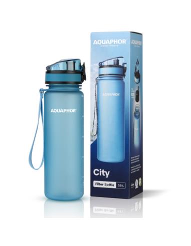 Butelka filtrująca Aquaphor City 0,5L błękitna