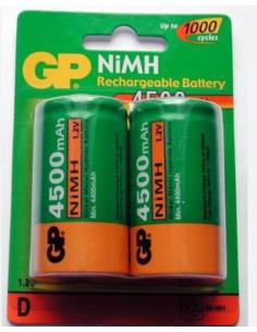 Akumulator GP NiMH R20 4500mAh 1szt