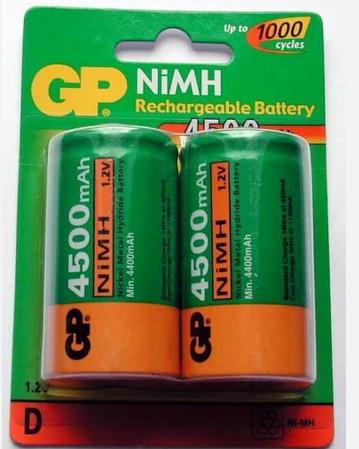 Akumulator GP NiMH R20 4500mAh 1szt