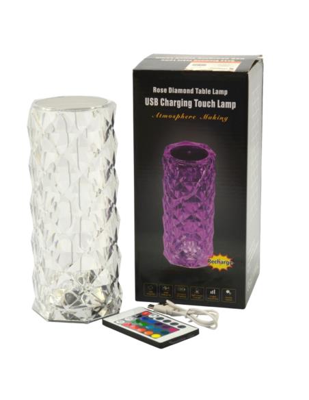 Lampa kryształ RGB 7924