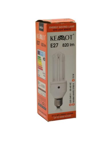 Żarówka Kemot E27 15W 820lm z sensorem zmierzchu