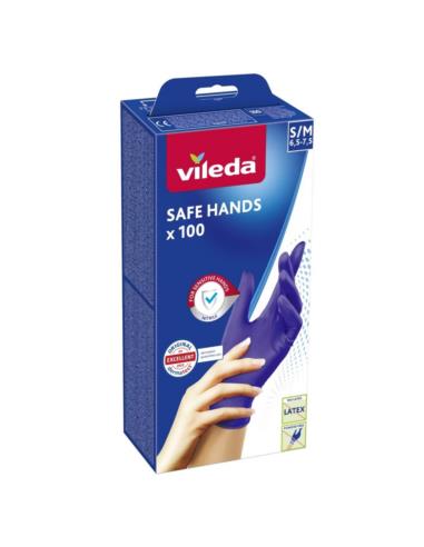 Rękawice Vileda Safe Hands 100 sztuk S/M 167821