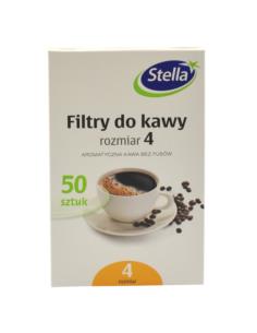 Filtry do kawy rozm.4 50szt Stella