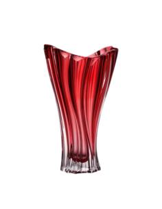 Wazon kryształ Bohemia Plantica Red 32cm