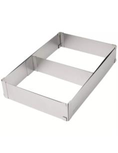 Opaska do ciasta h:5cm 27,5x18,5cm do 52,4x34cm regulowana KH-1907
