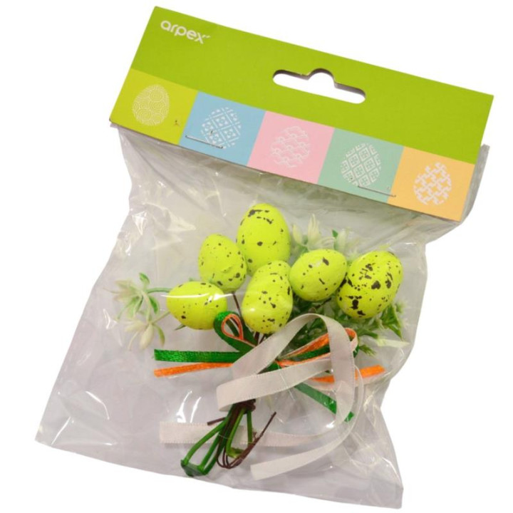 Dekoracja do koszyczka wielkanocnego 9cm mix