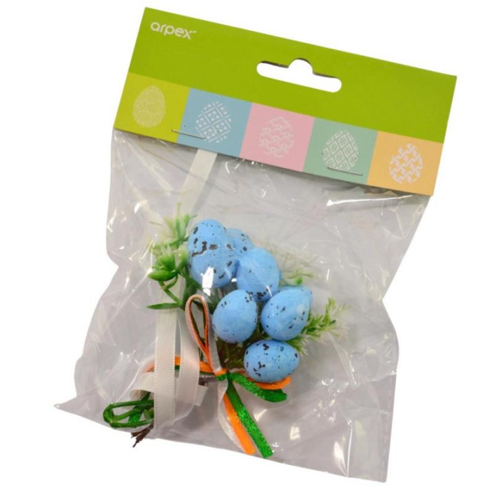 Dekoracja do koszyczka wielkanocnego 9cm mix