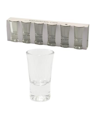 Kieliszki do wódki 25ml 6szt