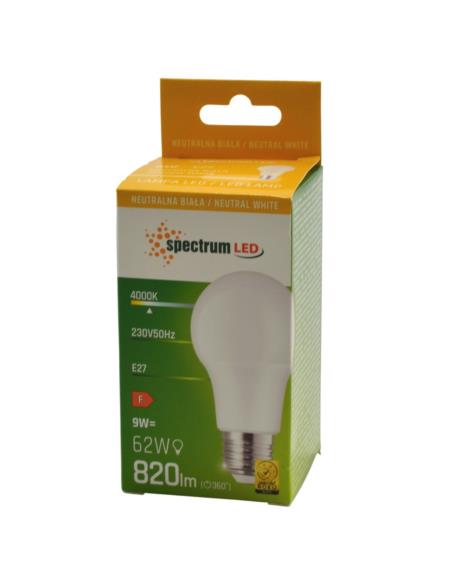 Żarówka LED E27 9W 820lm Spectrum