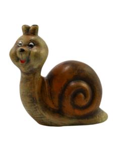 Figurka Ślimak h:17cm ceramiczna 159