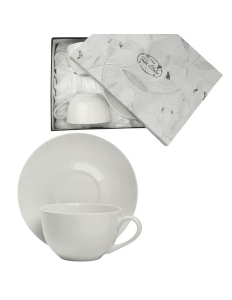 Filiżanki ze spodkami 2 sztuki 220ml Paola