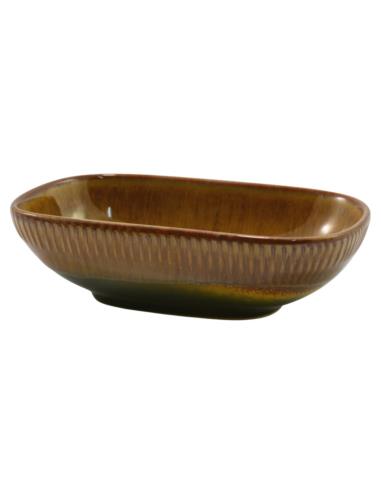Salaterka ceramiczna 19x12cm Ombres mix