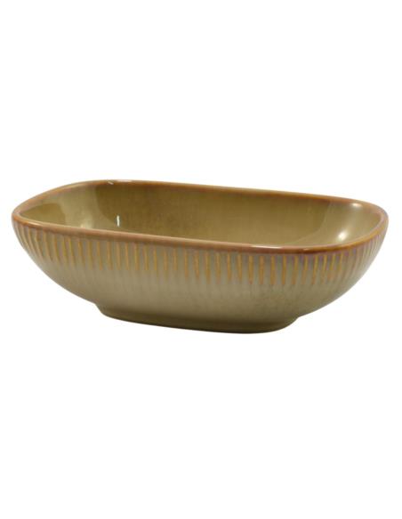 Salaterka ceramiczna 19x12cm Ombres mix