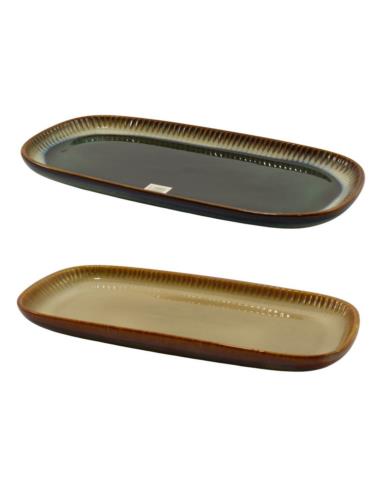 Półmisek ceramiczny Ombres 30x16cm mix