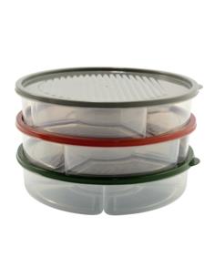 Pojemnik 5-komorowy 2L plastikowy BG-394 mix 2