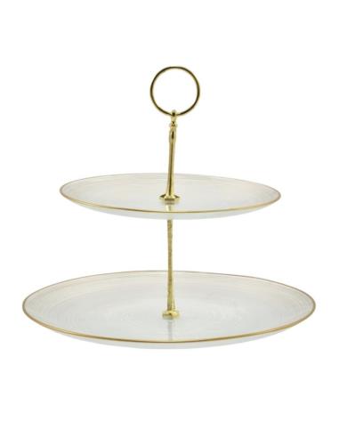 Patera Ares 28cm 2-poziomowa Gold 21-28cm