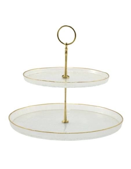Patera Felix 28cm 2-poziomowa Gold 21-28cm