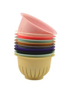 Cedzak plastikowy kwiatek h:16cm mix 2