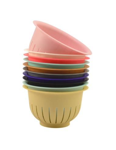 Cedzak plastikowy kwiatek h:16cm mix