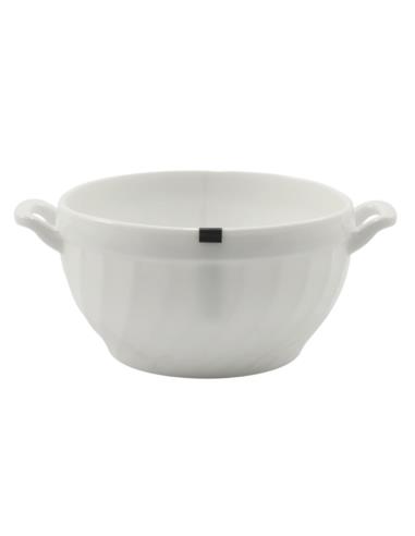 Bulionówka 750ml Eva biała szkło hartowane