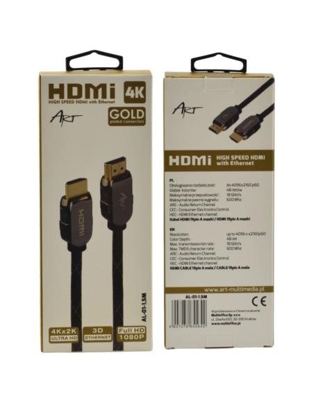 Kabel HDMI 1,5 ART Al-01