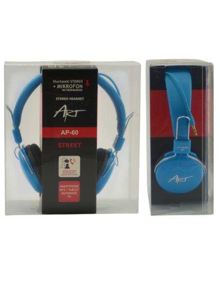 Słuchawki ART AP-60MB blue