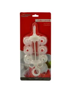 Dekorator do ciast strzykawka +7 końcówek plastikowy