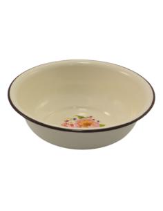 Miska emaliowana 22cm beżowa