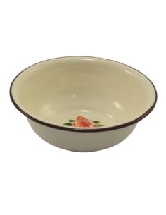 Miska emaliowana 18cm beżowa