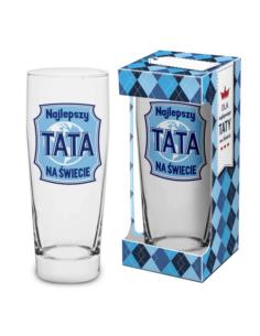 Szklanka do piwa 500ml Dzień Ojca "Najlepszy Tata na świecie"