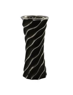Wazon ceramiczny 25cm czarny WB3