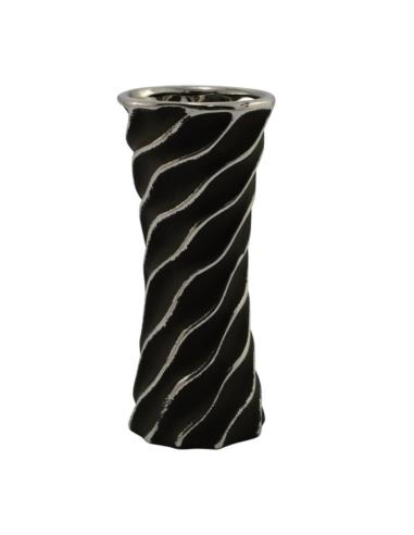 Wazon ceramiczny 25cm czarny WB3
