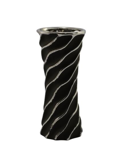 Wazon ceramiczny 25cm czarny WB3