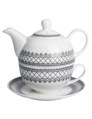 Dzbanek z filiżanką Livello 400+250ml CR5-106