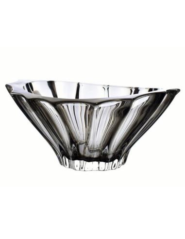 Salaterka kryształ Bohemia Plantica Graphite 22cm
