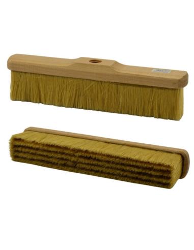 Szczotka do zamiatania drewno 35cm szczecina