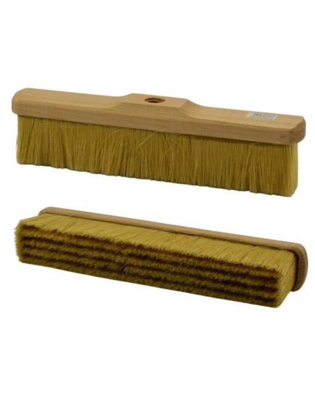 Szczotka do zamiatania drewno 35cm szczecina